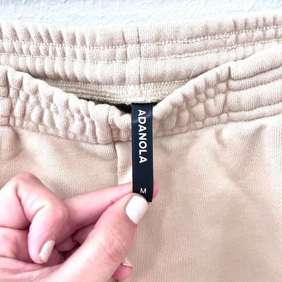 Adanola Tan Sweatpant Printed Joggers Size M - Picture 3 of 5